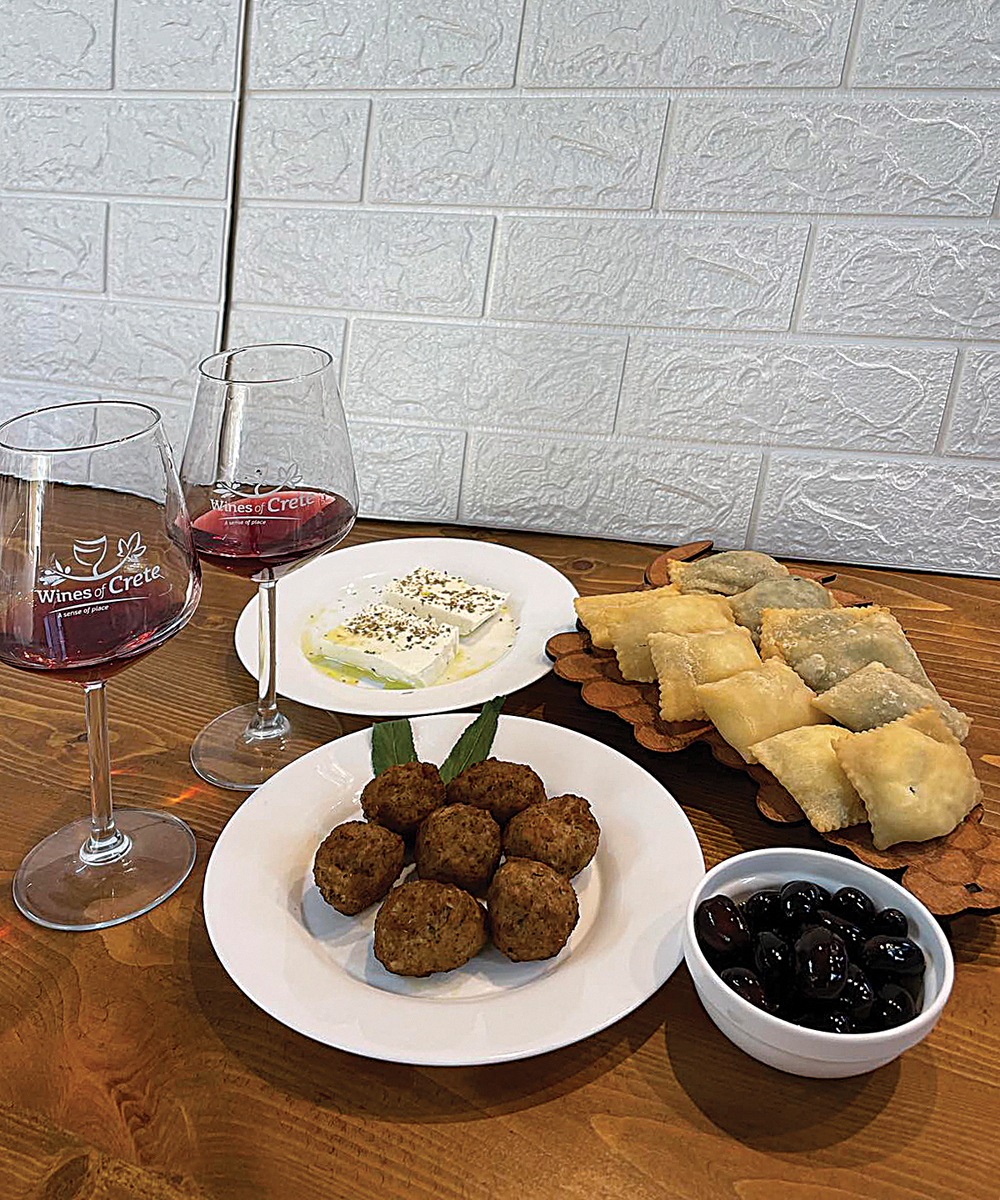 zoumberakis wine tasting appetizers