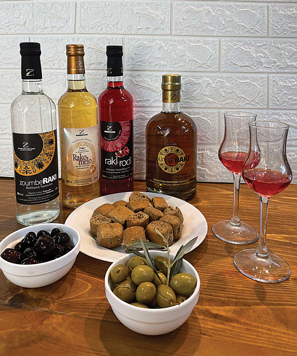 zoumberakis wine tasting appetizers